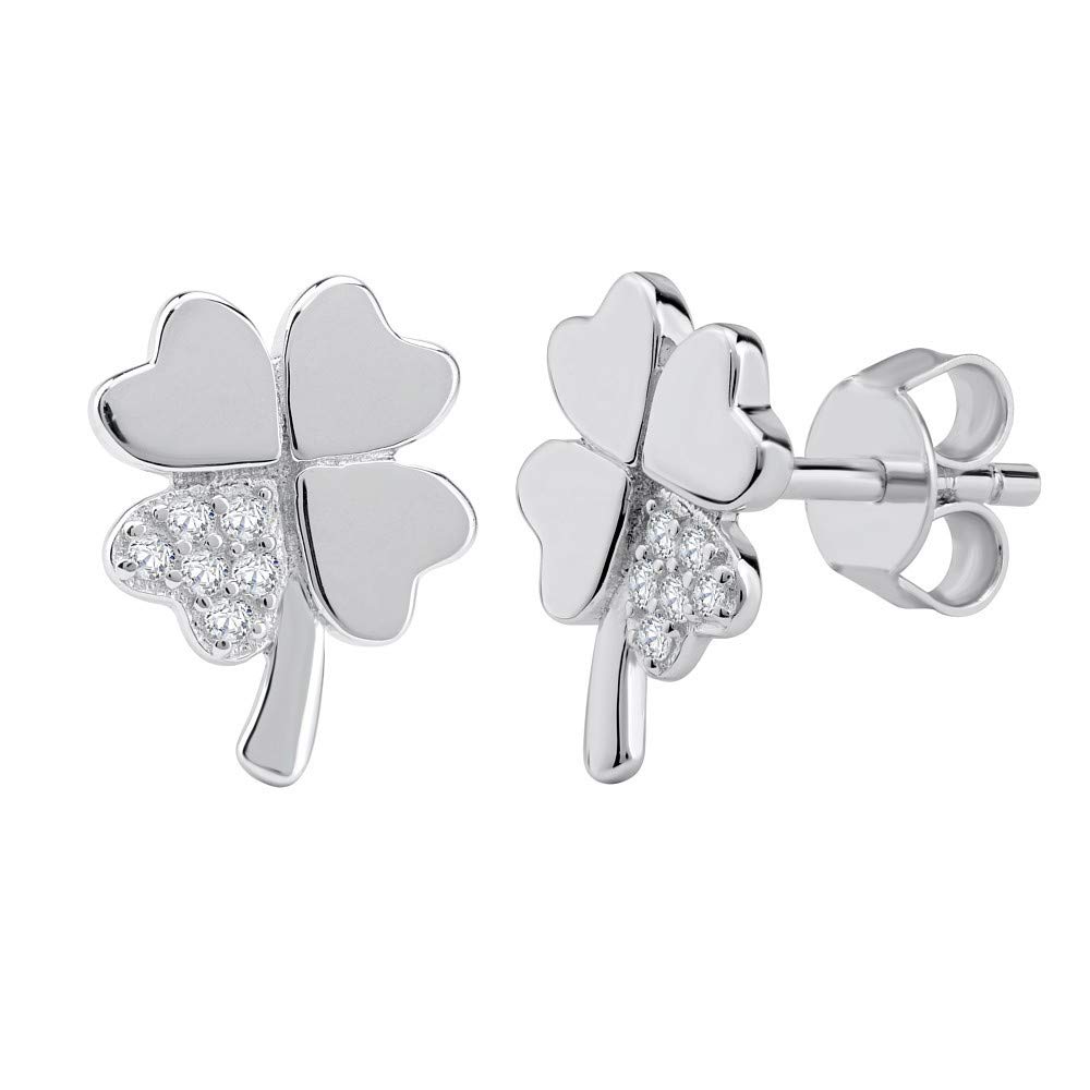 Silvego Delicati Orecchini In Argento Con Perla Bianca Swarovski