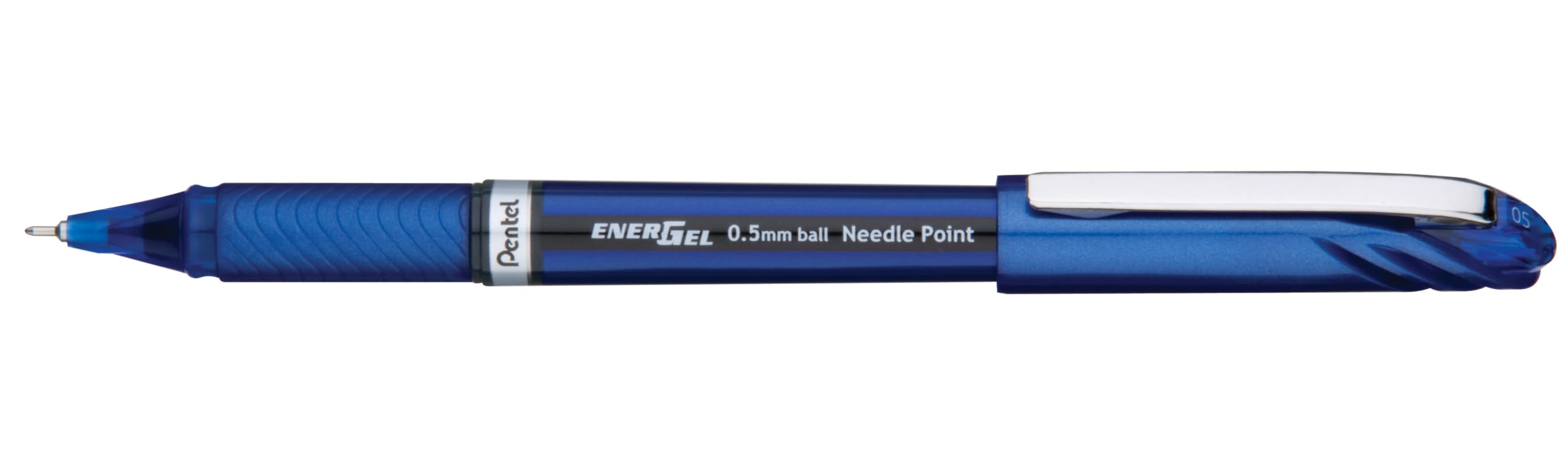 Pentel ENER-GEL NV Liquid Gel Pen 0 5mm Needle Tip Blue Ink 1 Pack BLN25BPC — view 3