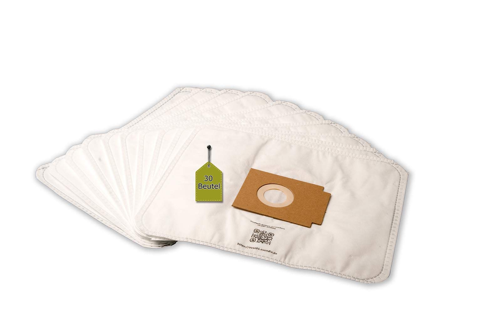20 Bolsas de aspiradora similar Edeka S 02, de 5 capas eVendix Bolsa de microfibras® 30 bolsas de basura