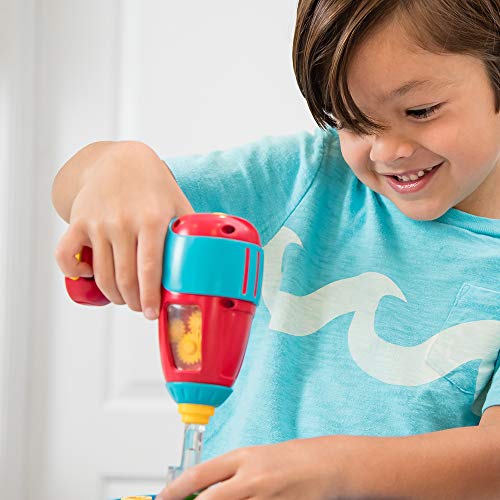 Educational Insights 4140 Design & Drill Power Drill, Compatible With Design & Drill Sets, Real Working, Kid-Friendly Toy Drill thumb #2