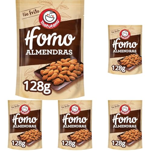 Matutano Almendras Tostadas al Horno, 128g, 128 gramo, 1 (Paquete de 5)