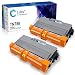 LxTek Compatible Brother TN750,TN-750 TN720 Toner Cartridge (2 Black) for Brother DCP-8110DN,DCP-8155DN,MFC-8710DW HL-5470DW HL-5450DN HL-6180DW MFC-8510DN MFC-8950DW DCP-8150DN HL-5470DWT Printer