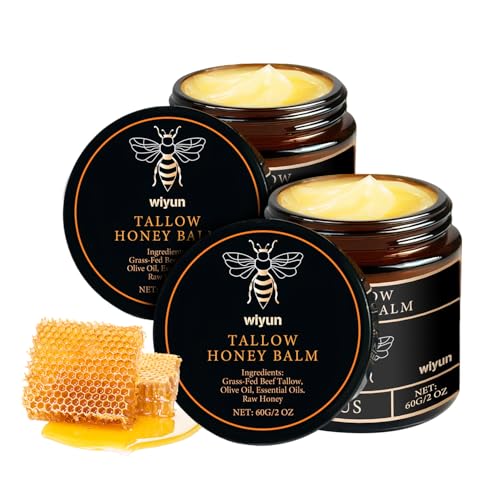 Crema Di Sego,Crema Viso Sego,Sego Di Manzo Per La Pelle,Balsamo Per Il Viso Al Sego E Al Miele,CrèMe Hydratante Bio (2)