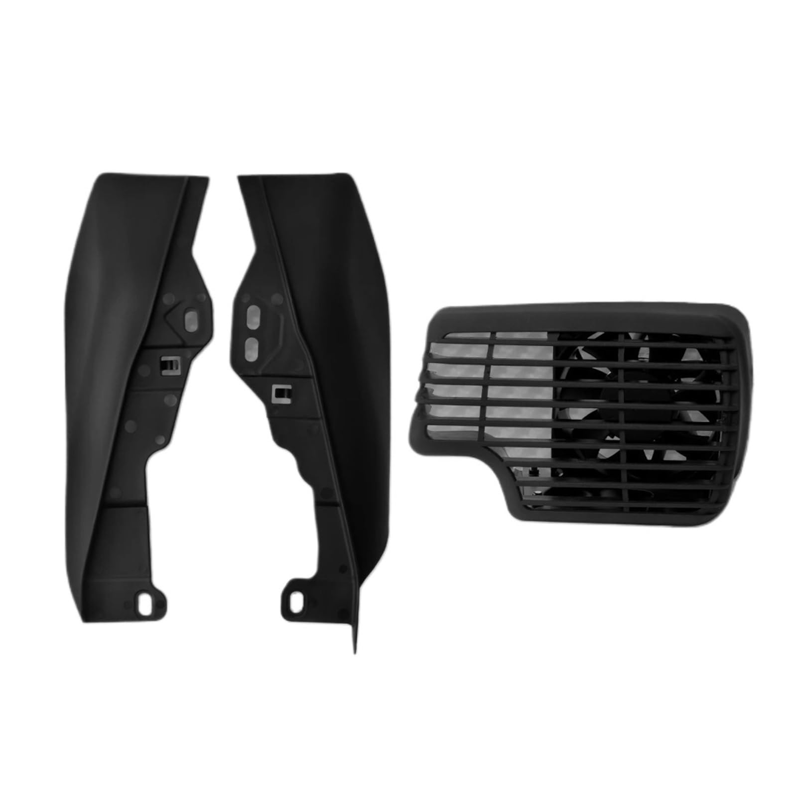 Wentylator chłodnicy Wentylator silnika Deflektor powietrza wentylatora motocyklowego, rama środkowa, pasuje do Harley Touring 2017-2024 Electra Road Glide Limited FLTRK