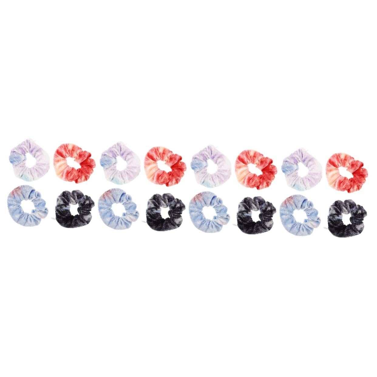 FRCOLOR 16 Piezas Accesorios para el cabello de Color titular de la de caballo lazos para el cabello de las niñas hair clips horquillas moño tocado de niñas Coleteros elásticos tela