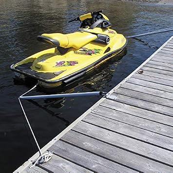 Dockmate Mooring Arms - Pack of Dock Rods for Safe Mooring, Bungee Arms for Easy Boat Docking, Essential Accessories for Any Dock - Compatible with Most Boats Up to 2,000 lbs. Set of 2