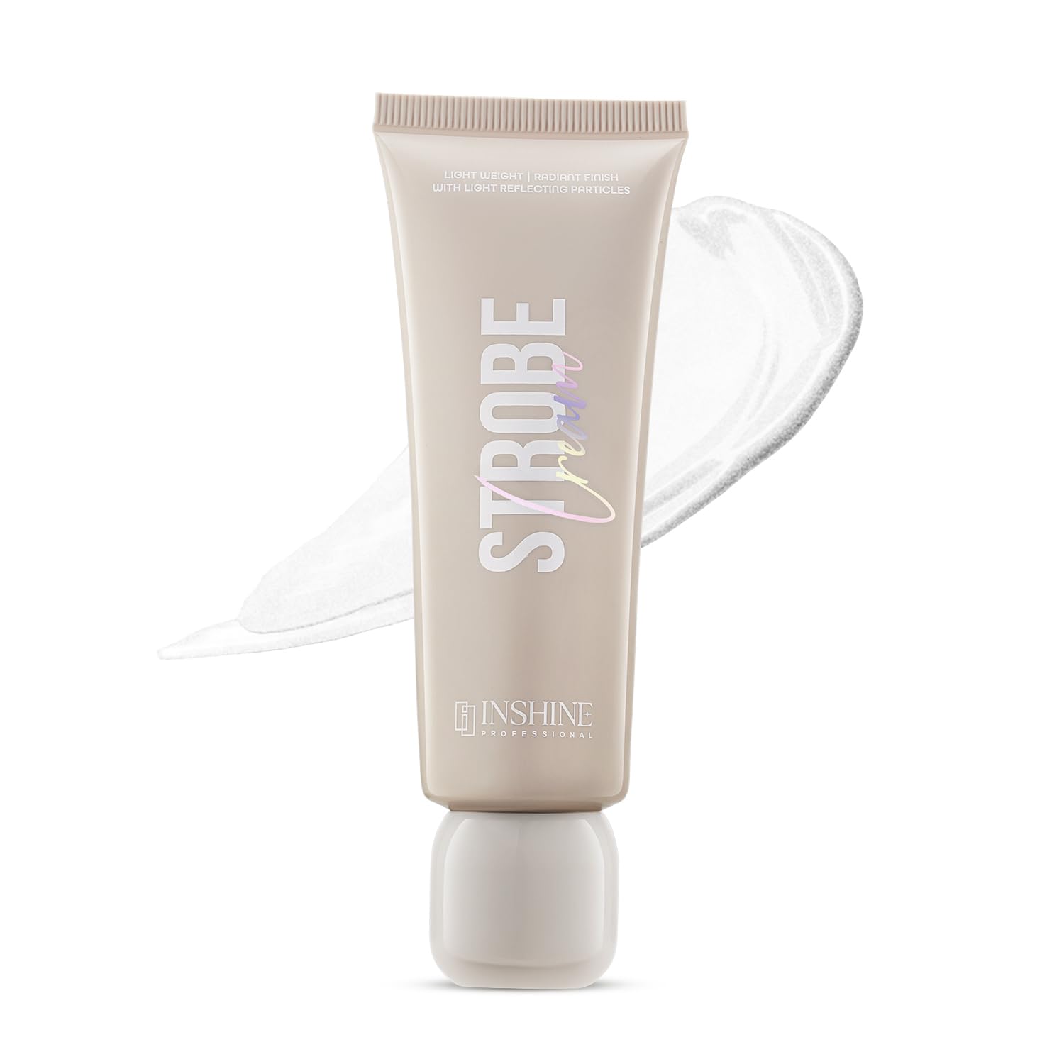 INSHINE Strobe Cream with Soft Light-Reflecting Glow | Aloe Vera, Vitamin E & Niacinamide | Lightweight, Non-Greasy | Multi-Use Base, Mixer & Highlighter, 50 ml