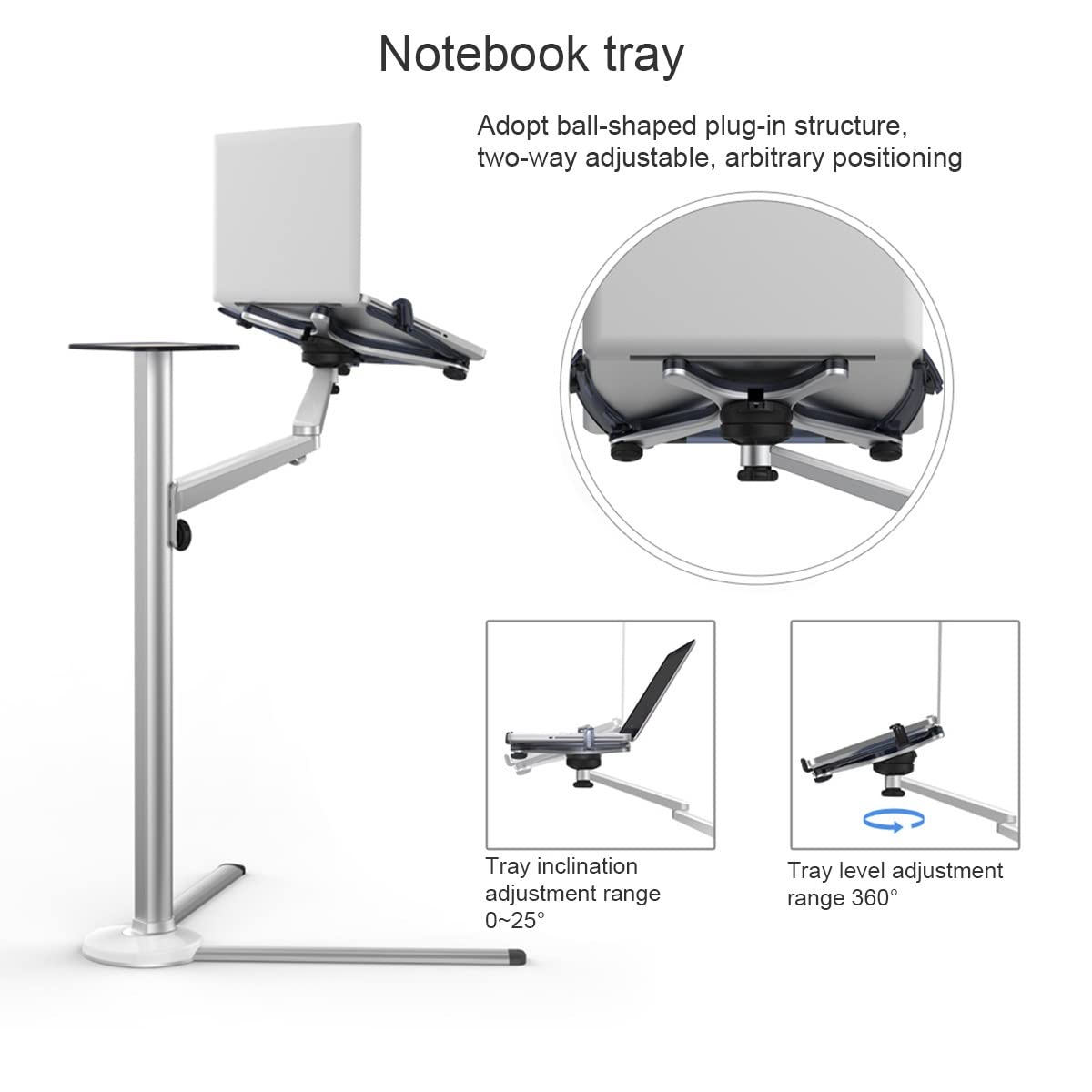 Supporto da pavimento digitale 3 in 1 for ufficio/studio/visione