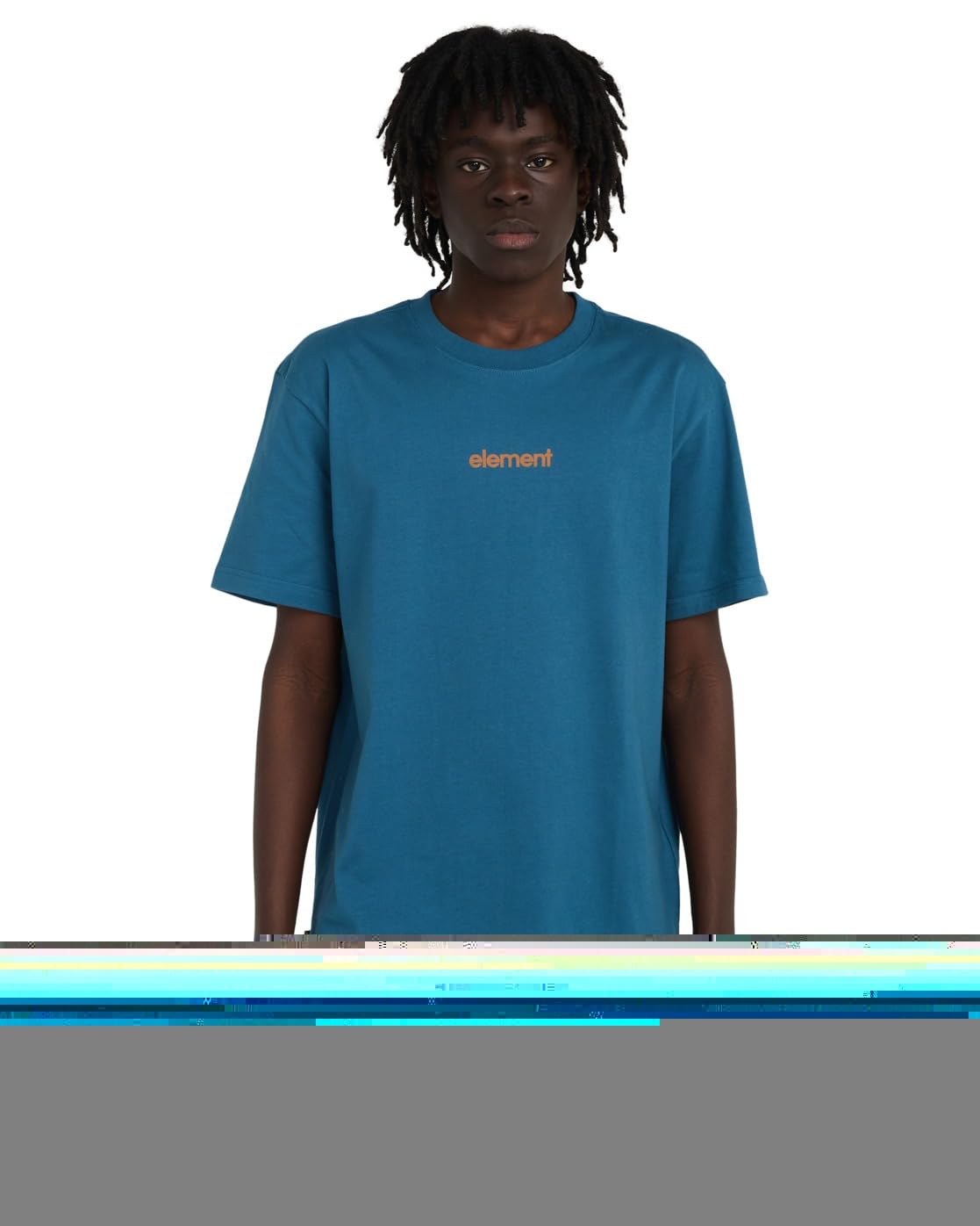 Element Lowcase Bp - Short Sleeve T-Shirt - Men - Blue.