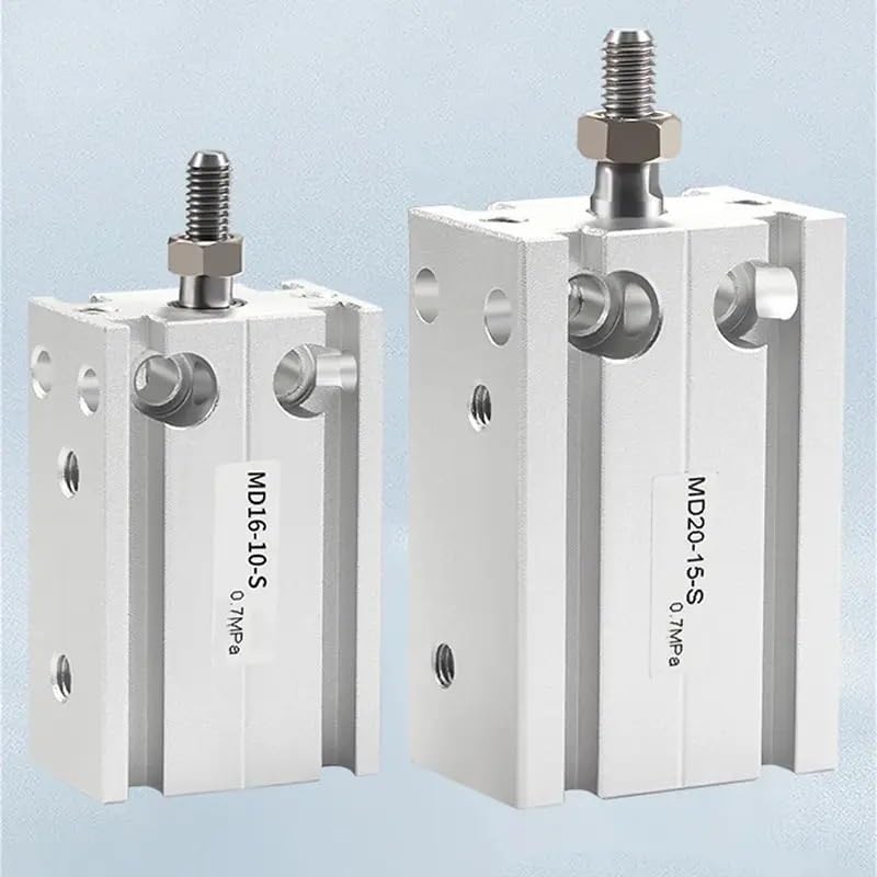 Cylindre MD32 alésage 32mm avec corps compact monobloc pour automatismes - 6