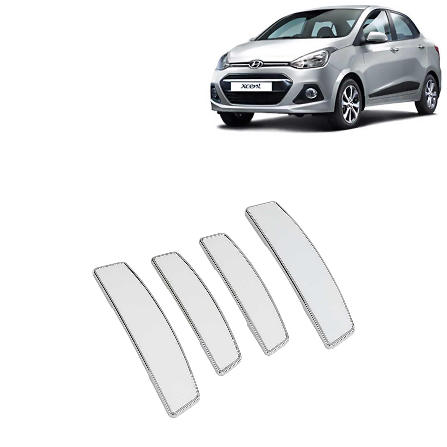 KINGSWAY® Car Door Edge Protection Guard Compatible with Hyundai Xcent, (Year 2013-2017), Car Safety Anti Dent Scratch P