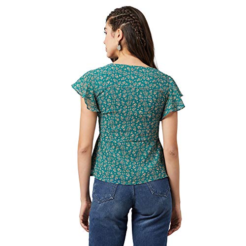 Image of Carlton London Women's Striped Regular Fit Blouse