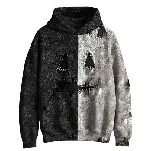 HUIFUAO - Sudadera de Halloween para mujer, novedosa sudadera con capucha de calabaza, divertidos disfraces de Halloween, forro polar mullido, suéter de sherpa para adolescentes y niñas, camisetas de