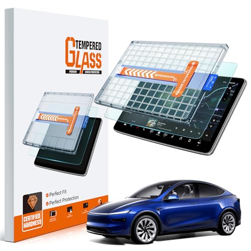 Matte Anti Glare 2026 Tesla Model Y Juniper & Model Y L Screen Protector 16 - Refreshed Premium/Performance 16 Inch QHD Touchscreen - 2026 Tesla Y & 2026 2027 Tesla Y L Accessories [No More Glare]