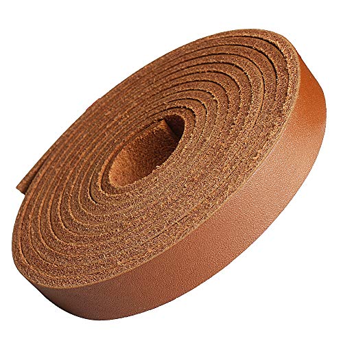 LolliBeads (TM) Genuine Leather Strap Leather Strip 1/2 Inch Wide and 72 Inches Long, Walnut Brown, Walnut_1/2inch, 1/2inches_2yards - Image 3