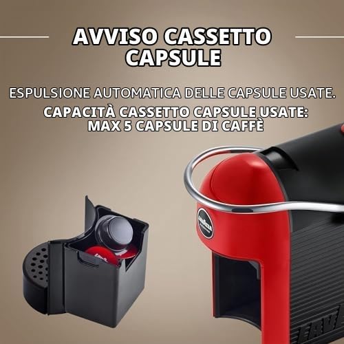 Jolie Evo Macchina Caffè a Capsule Compatibile Con Lavazza A Modo Mio Espresso Design ECO CAPS a capsule (bianca)