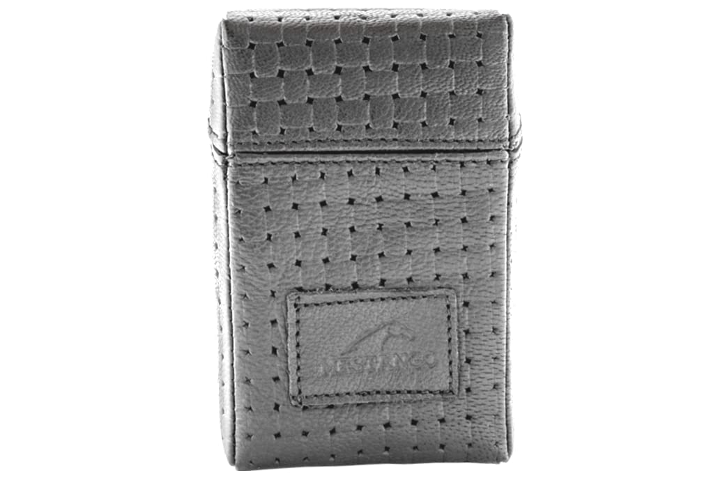Mestango Cigarette Case Kingsize Pack 20101-1 / Leather Black / Made in Greece