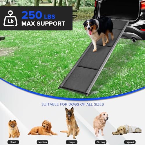 Dog-Damps-for-Car-Portable-Car-Ramps-for-Large-Dogs-up-to-250LBS63x173-Inches-Easy-clean-Pet-Ramp-with-Non-slip-Surface-for-Car-SUV-Trucks-Dog-Step-for-Stairs - Cucciolini Doodles   Dog-Damps-for-Car-Portable-Car-Ramps-for-Large-Dogs-up-to-250LBS63x173-Inches-Easy-clean-Pet-Ramp-with-Non-slip-Surface-for-Car-SUV-Trucks-Dog-Step-for-Stairs