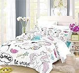 INCLUYE: 3PCS-1 Funda nórdica + 2 Fundas de almohadas; 4PCS-1 Funda nórdica + 2 Fundas de almohadas + 1 Sábana(Sin edredón incluido),Ofrecemos una amplia gama de tamaños de kits de ropa de cama para acomodar camas de varios tamaños, como cama 80-90,cama 135-140,cama 150-160,cama 180-200
