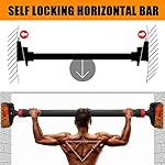Pull Up Bar for Doorway, Strength Training Pull-up Bars, Chin Up Bar, No Screws, With Level Meter and Adjustable Width for Home Gym Upper Body Workout, No Installation Required, Max Load 440 LBS - Image 3