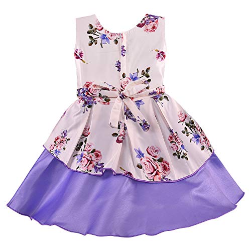 Image of Wish Karo Baby Girls Cotton Frock Dress-(stn745)