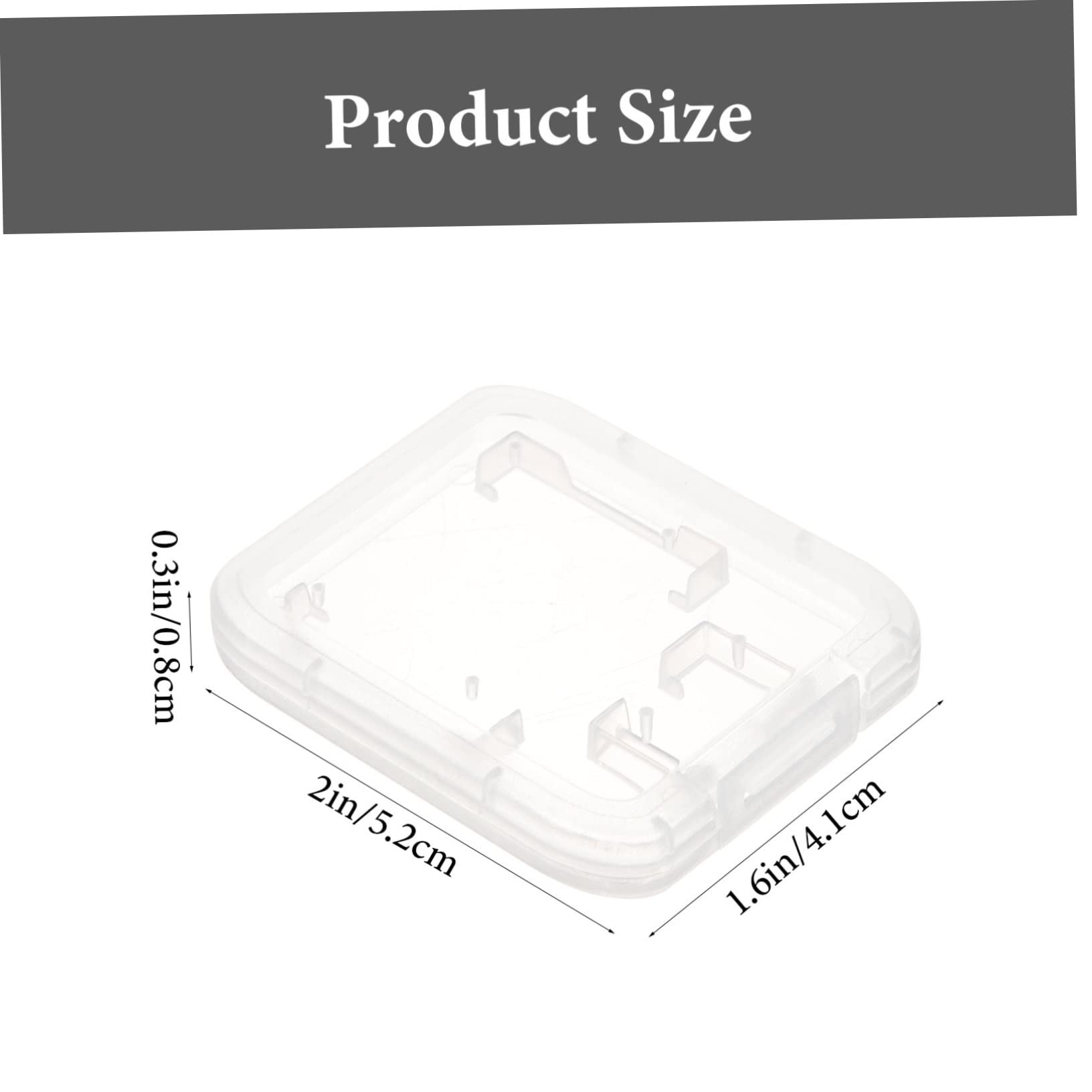 CAXUSD 24pcs Memory Card Holder Case Lightweight Organizer for Cards Design for Easy Storage and Travel