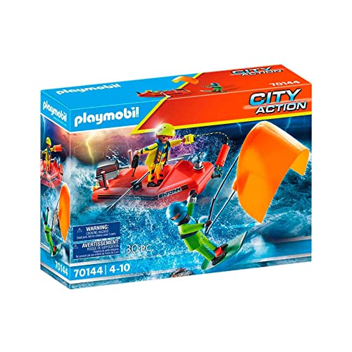 Playmobil City Action 70144 Sea Rescue: Kitesurfer Rescue with