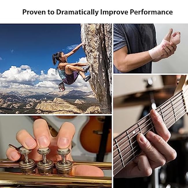 Finger Strengthener Grip, Finger Exerciser & Hand Strengthener, Workout Equipment for Musician, Rock Climbing and Therapy, Hand strengthening rehab - 2 Pack