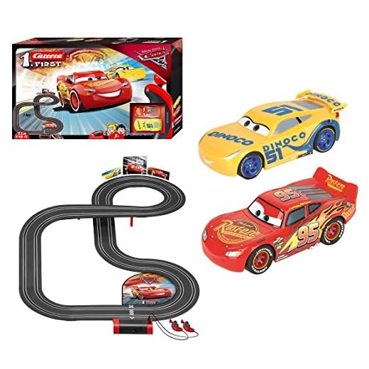 Carrera 20063011 - First Disney Pixar Cars 3,5 Meter Autorennbahn, ab 3 Jahren