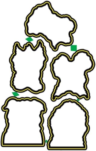 Miniatura 2 de Varios perros sello de goma transparente y troquel de corte de metal, troquelado de bricolaje, álbumes de recortes, álbum de recortes, tarjetas de