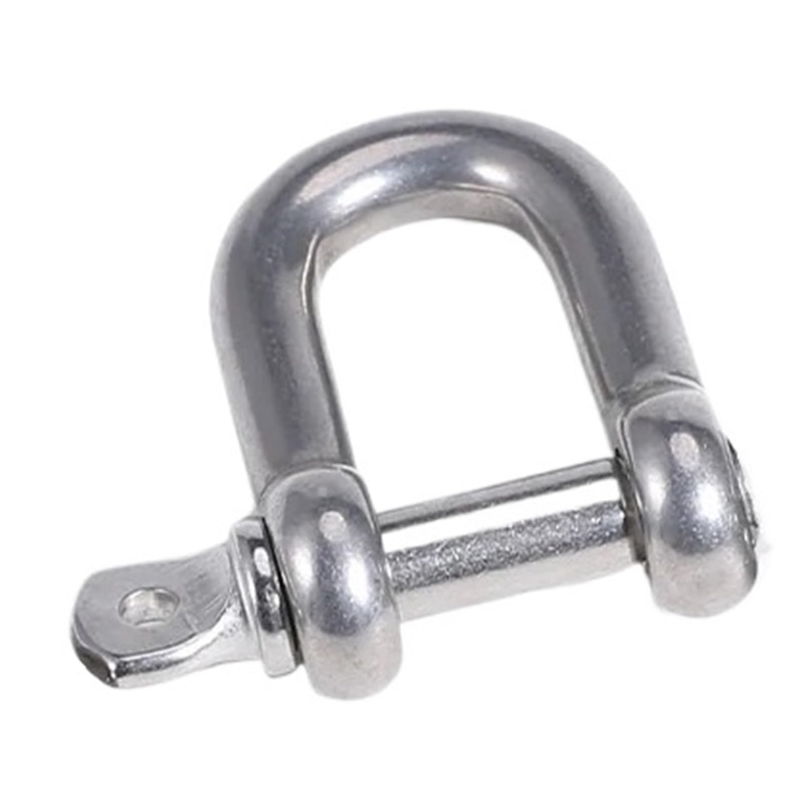 Grillo Anello a D Grillo for ancoraggio con grillo a D in acciaio inossidabile 304, portata 80 kg-1500 kg, grado marino for sollevamento di sartiame for animali domestici(M16(1PC))
