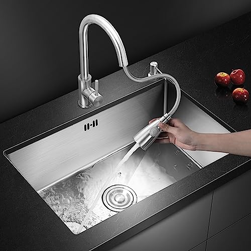 Évier de bar compact avec douchette extractible pour cuisine et studio moderne - 3