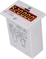 Vista 5 de Contador electrónico, JDM11-6H sin contador de voltaje, 6 dígitos electrónico LED Digital Display Counter Relay (CA/DC12V)