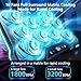 G-STORY Gaming Laptop Cooling Pad, Laptop Cooler with 10 Powerful Turbo Fans for 12-18 Inch Computer Notebook, 1 USB Port, 8 Height Adjustable Cooling Fan Stand