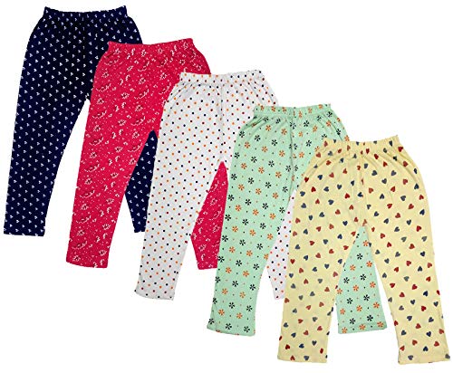 Image of indi weaves Girls Super Soft Cotton Solid Capri Pants Pack of 2