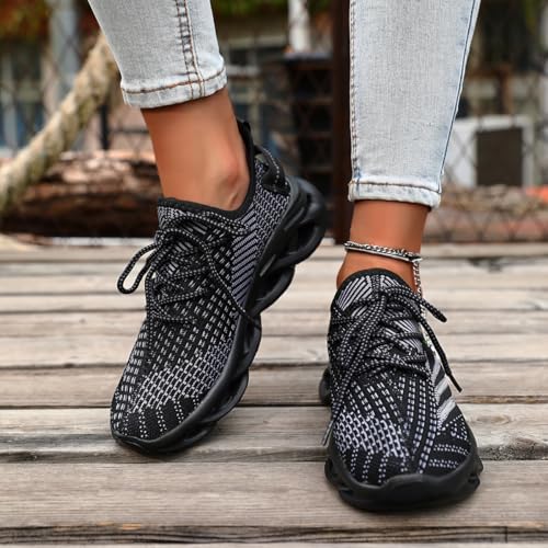 Image of DLWKIPV Women Running Shoes Walking Training Sneakers Sport Gym Fitness Tennis Shoes Non Slip Fashion Comfortable Lightweight Shoe for Casual Jogging Mesh Breathable Sneaker
