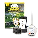 Dogtra SMART Fence Wireless Electric Dog Fence System - No Subscription, 2-Tier Alarm & App Alerts, No-Dig Up to 3/4 Acre, Tone/Vibration/Static, IPX9K Waterproof, Safe Portable Freedom Pets 35 lbs+