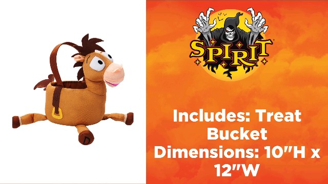 Amazon.com: Spirit Halloween Bullseye Plush Treat Bucket - Toy