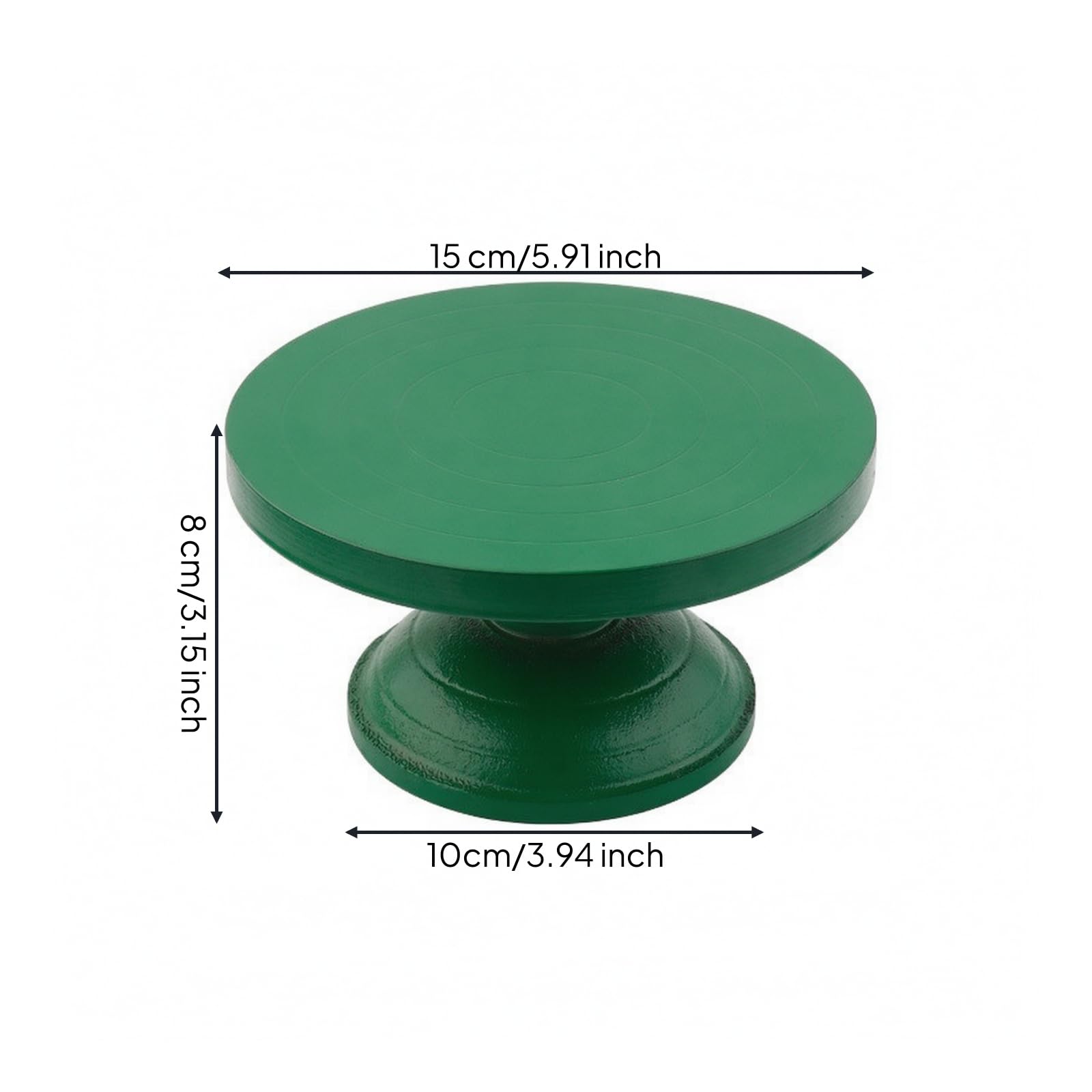 Base Giratoria Giratoria Hierro Fundido, 15cm