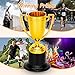 8VR 12 Pack Mini Gold Trophies for Awards, Plastic Trophy Cups Set, Gold Participation Trophy Cups for Party Favors, Props, Rewards, Winning Prizes, Sports, Competitions, 4 Inch