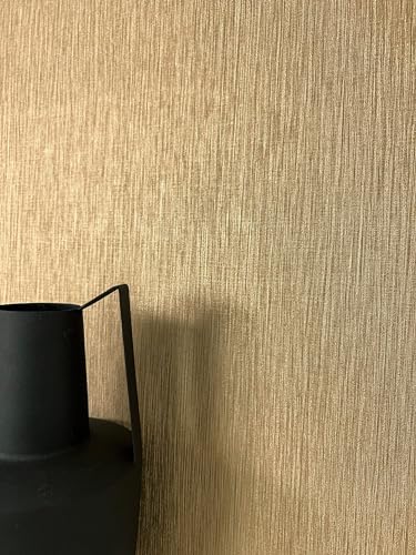 NEWROOM Tapete Gold Vliestapete Leicht Glänzend - Grafiktapete Modern...