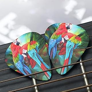 Ensemble de 12 médiators de guitare perroquets bicolores pour guitare acoustique, guitare électrique, contrebasse… - Les Beatles, Paul McCartney, John Lennon, RIngo Starr, George Harrison Ensemble de 12 médiators de guitare perroquets bicolores pour guitare acoustique, guitare électrique, contrebasse… – Image 7