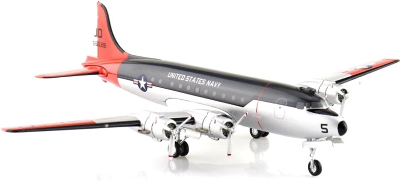 Decorated Airplane Models 1/200 for US C-54 Transport Aircraft Model Die-cast Alloy Aircraft Model Collection Commemoration