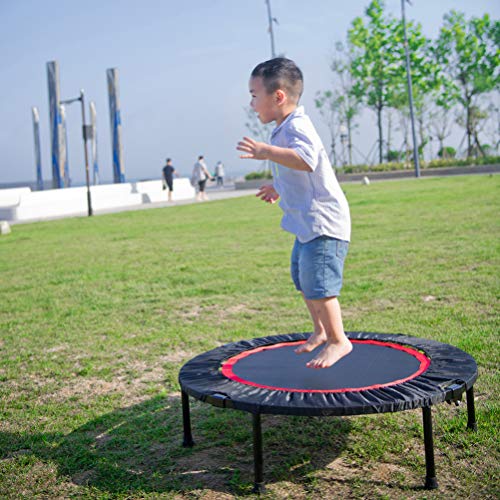 SOIMISS Mini trampolim dobrável 40 trampolins para atividades internas e externas para crianças e ad