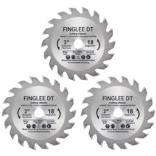 Disque de coupe TCT 76 mm à 18 segments pour scier le bois composite sans éclats
