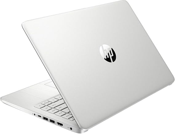 HP 14 HD (1366 x 768) Display Laptop, Intel Celeron N4120, 1.1GHz, 4GB Memory, 128GB eMMC, Windows 11 Home in S Mode, One Year Office 365 Included, Natural Silver, 14-dq0760dx