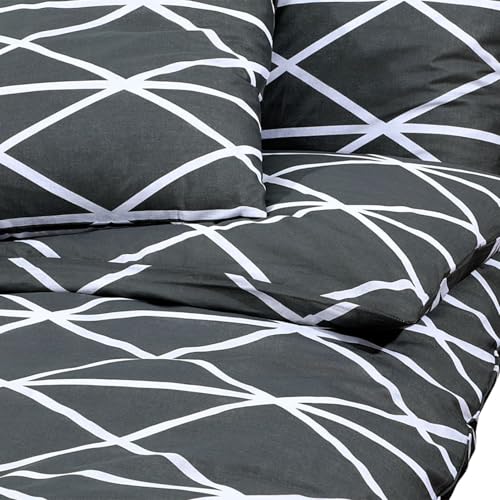 Housse de couette coton 260x240 idéale contre la transpiration nocturne en chambre