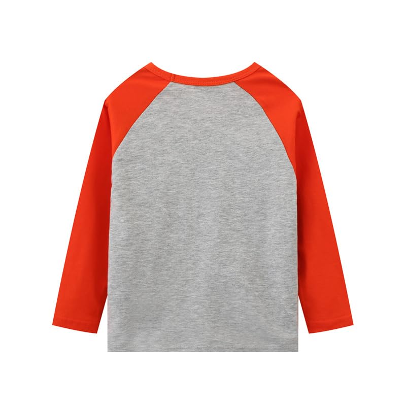Toddler Boys Sweatshirts Cotton Round Neck Long Sleeve Sweater Cartoon Car Print Casual Autumn Pullover Top2