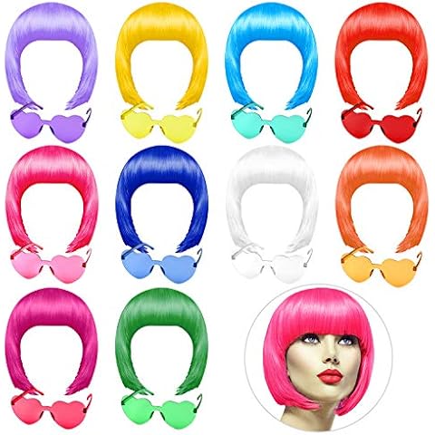 Perruques et lunettes PLULON 20 pièces Cover