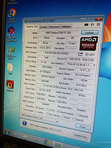 Interweb Compatible With Dell Amd Ati Radeon R7 250 2Gb Video Card 7121A00400G Fdt1K 0Fdt1K #TOP4